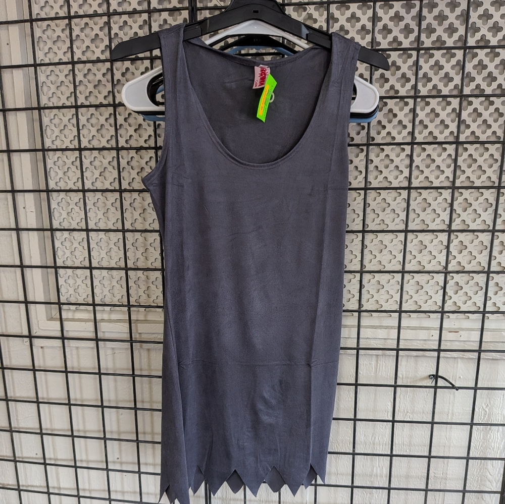 New Women's M Gray Mini Dress